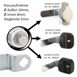 Languette de fermeture pour serrure à quart de tour Serrure à came (Vorreiber)