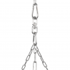 DAMASTOS Ø50cm chain set incl. chain swivel and adjusting chain for grill grate