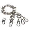 DAMASTOS Ø60cm chain set incl. chain swivel for grill grate