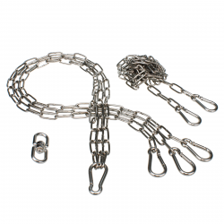 DAMASTOS Ø80cm chain set incl. chain swivel and adjusting chain for grill grate