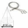 Juego de cadenas DAMASTOS Ø90cm para parrilla grill