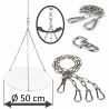 DAMASTOS Ø50cm chain set incl. chain swivel and adjusting chain for grill grate