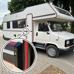Tappo terminale per rivestimento roulotte/camper adatto per LMC/Wilk