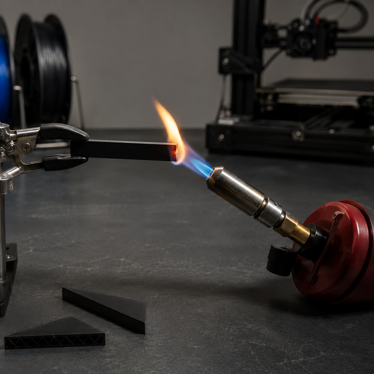 Brandschutz durch flammhemmende Materialien beim 3D-Druck